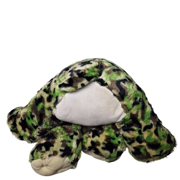 Peek A Boo Toys Elephant Plush Black Green Camo 30 Inch - Picture 5 of 6
